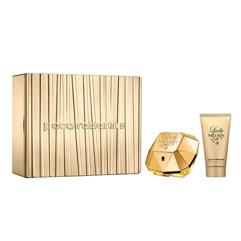 Paco Rabanne Lady Million Eau De Perfume Spray 50ml Set 2 Pieces 2020 - PerfumezDirect®