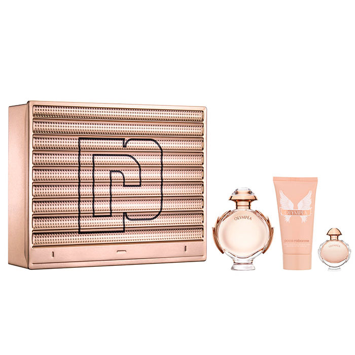 Paco Rabanne Olympea Eau de Perfume Spray 50ml Set 3 Pieces 2021 - PerfumezDirect®