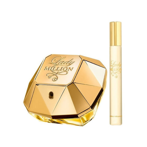 Paco Rabanne Lady Million Eau De Perfume Spray 80ml Set 2 Pieces 2021 - PerfumezDirect®