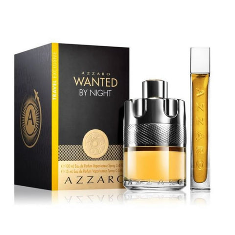 Azzaro Wanted By Night Eau De Perfume Spray 100ml Set 2 Pieces - PerfumezDirect®