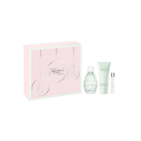 Jimmy Choo Floral Eau De Toilette Spray 90ml Set 3 Pieces 2019 - PerfumezDirect®