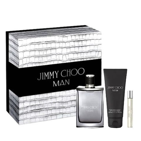 Jimmy Choo Man Eau De Toilette Spray 100ml Set 3 Pieces 2020 - PerfumezDirect®