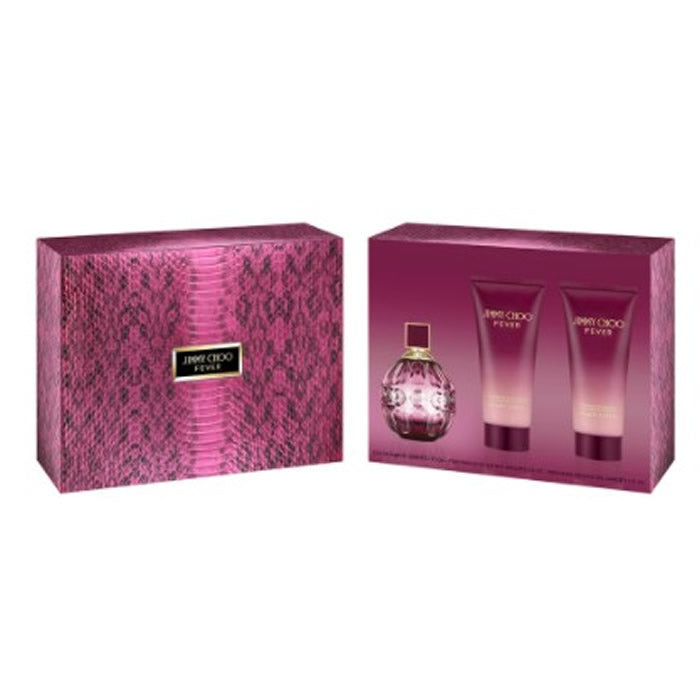 Jimmy Choo Fever Eau De Perfume Spray 100ml Set 3 Pieces 2021 - PerfumezDirect®