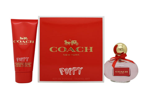 Coach Poppy Gift Set 100ml EDP + 100ml Body Lotion - PerfumezDirect®