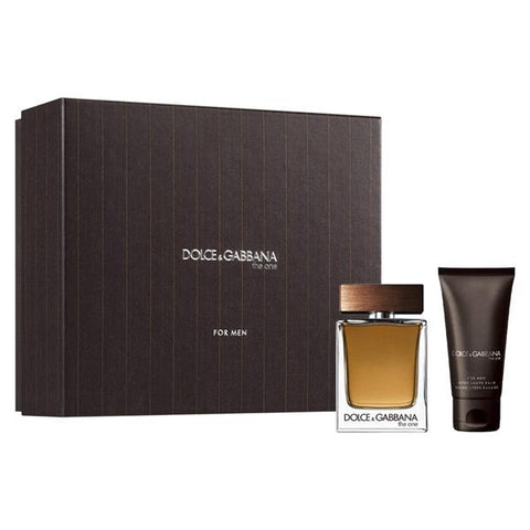 Dolce & Gabbana The One For Men Gift Set 50ml EDT + 50ml Aftershave Balm - PerfumezDirect®