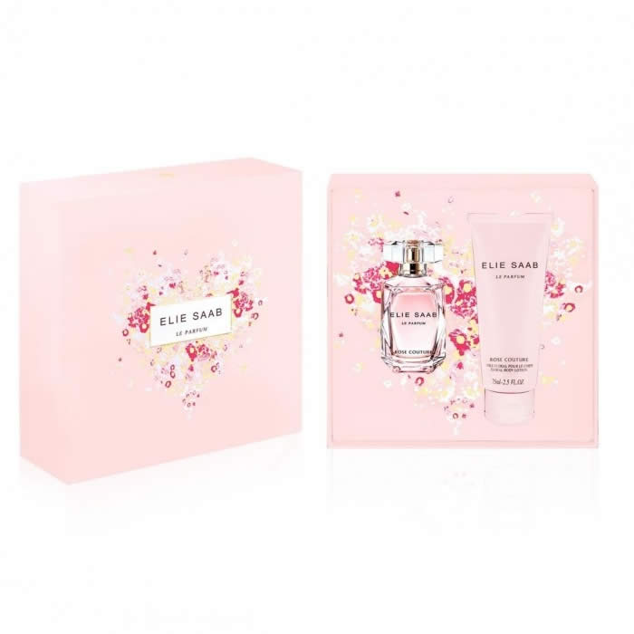 Elie Saab Rose Couture Le Parfum Eau De Toilette Spray 30ml Set 2 Pieces 2017 - PerfumezDirect®