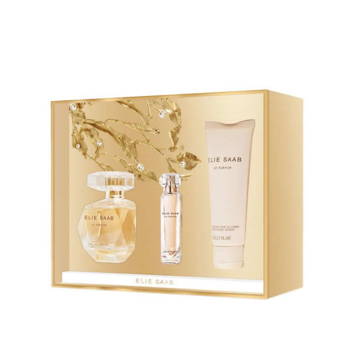 Elie Saab Le Parfum Spray 90ml Set 3 Pieces 2017 - PerfumezDirect®