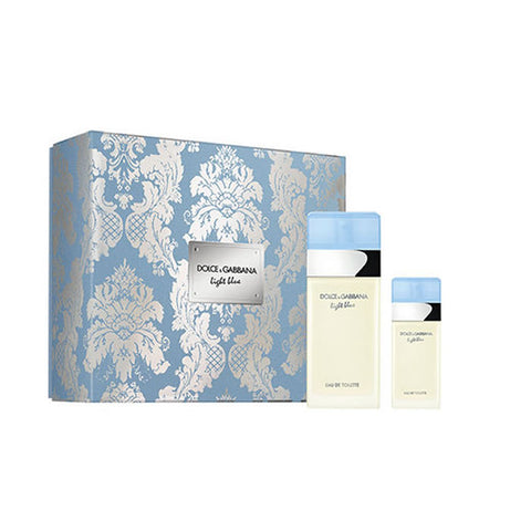 Dolce & Gabanna Light Blue Pour Femme Eau De Toilette Spray 100ml Set 2 Pieces 2019 - PerfumezDirect®