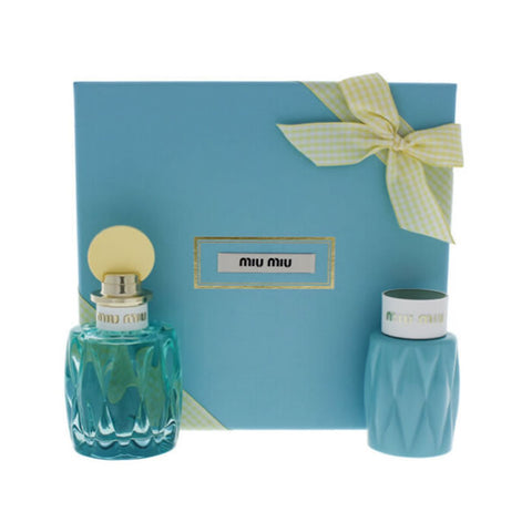 Miu Miu L Eau Bleue Eau De Perfume Spray 100ml Set 2 Pieces 2020 - PerfumezDirect®
