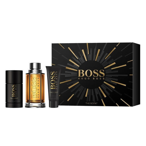 Hugo Boss The Scent Eau De Toilette Spray 100ml Set 3 Pieces 2018 - PerfumezDirect®