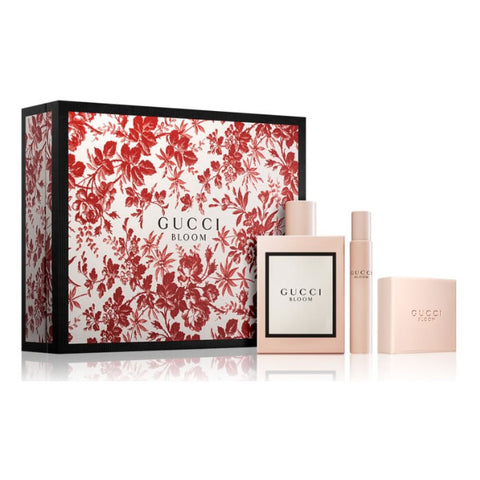 Gucci Bloom Eau De Perfume Spray 100ml Set 3 Pieces 2020 - PerfumezDirect®