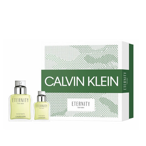 Calvin Klein Eternity Men Eau De Toilette Spray 100ml Set 2 Pieces - PerfumezDirect®