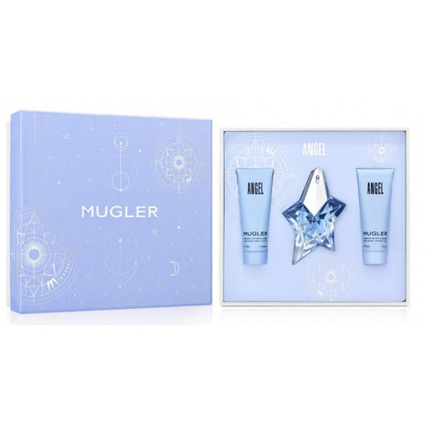 Mugler Angel Eau Parfum Recargable 25ml Spray GiftSet 3 Pieces - PerfumezDirect®