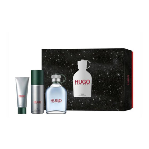 Hugo Boss Hugo Man Eau De Toilette Spray 125ml Set 3 Pieces 2020 - PerfumezDirect®