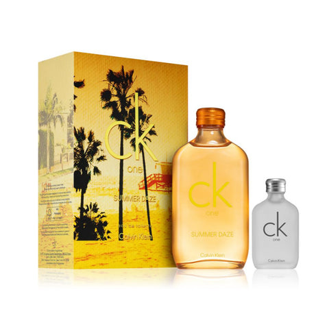 Calvin Klein One Summer Daze Eau De Toilette Spray 100ml Set 2 Pieces - PerfumezDirect®
