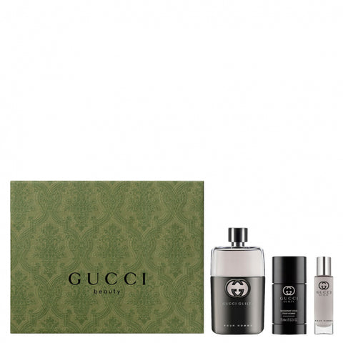 Gucci Guilty Pour Homme Edt Spray 90ml Giftset 3 Pieces - PerfumezDirect®