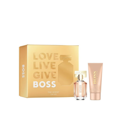 Boss The Scent For Her Eau De Parfum Spray 50ml Christmas Set 2022 - PerfumezDirect®