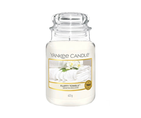 Yankee Original Candle Fluffy Towels Candle - Large Jar - PerfumezDirect®