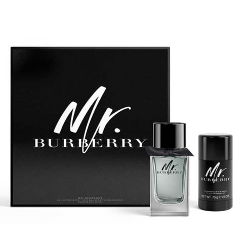 Burberry Mr Burberry Eau De Toilette Spray 100ml Set 2 Pieces 2020 - PerfumezDirect®
