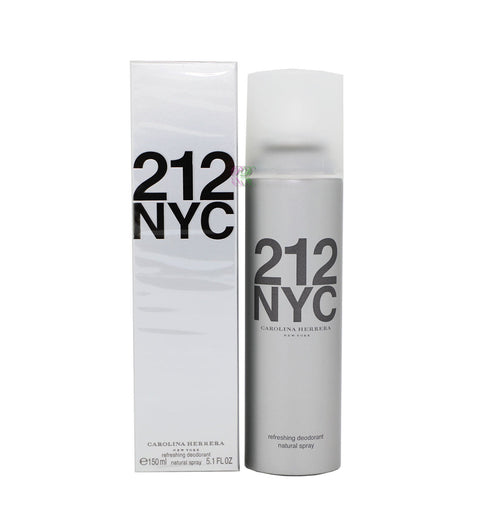 Carolina Herrera 212 Women NYC 150ml Refreshing Deodorant Spray Boxed & Sealed - PerfumezDirect®