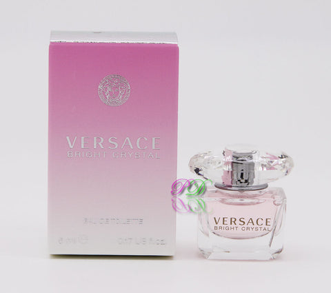 Versace Bright Crystal Edt 5ml Women Mini Perfume Miniature Fragrances New - PerfumezDirect®