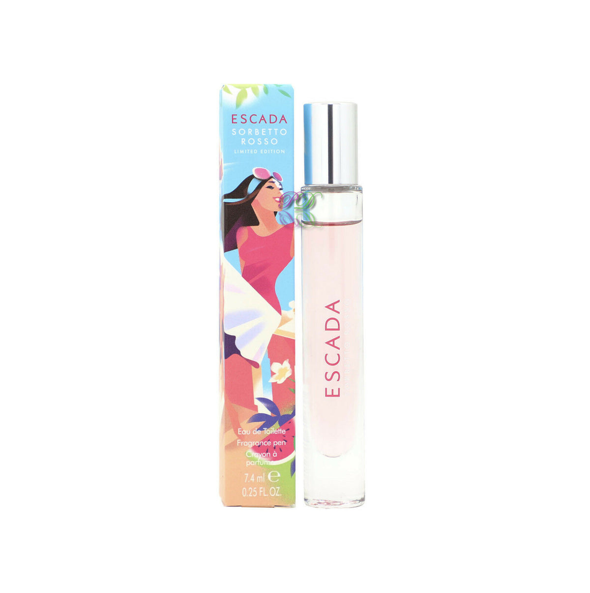 Escada Sorbetto Rosso Edt 7.4ml Perfume Roll on Pen Eau de Toilette Women New - PerfumezDirect®