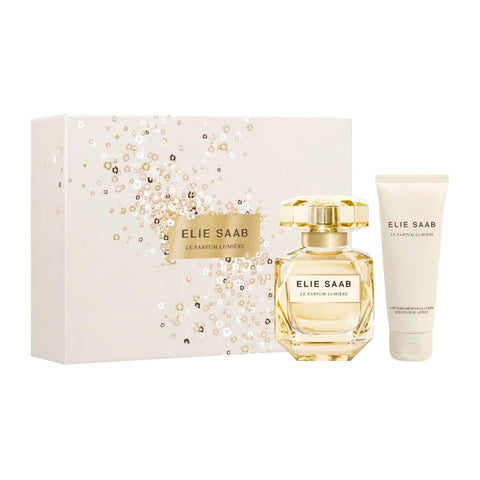 Elie Saab Le Parfum Lumière Gift Set 50ml EDP + 75ml Body Lotion - PerfumezDirect®