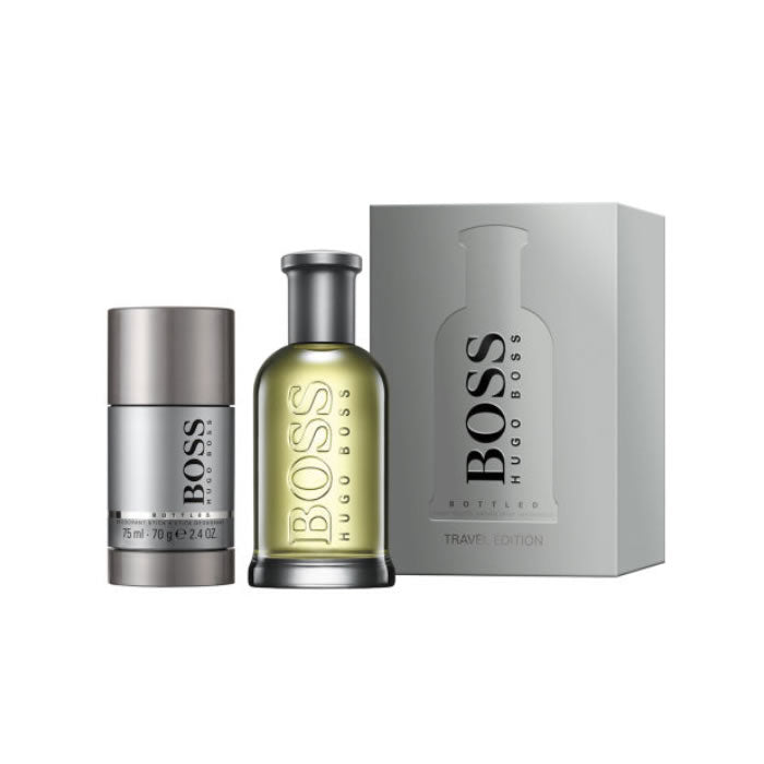 Hugo Boss Bottled Eau de Toilette Spray 100ml Set 2 Pieces 2018 - PerfumezDirect®