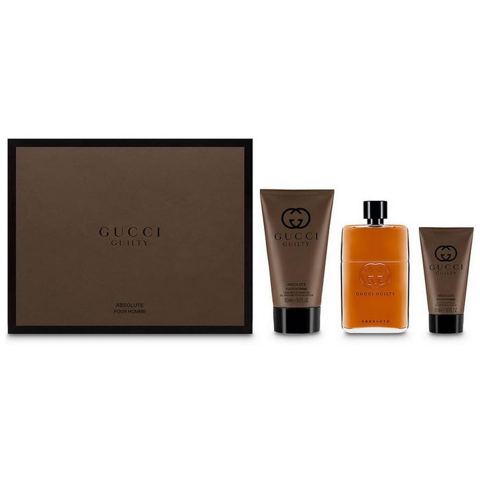 Gucci Guilty Absolute Pour Homme Eau De Perfume Spray 90ml Set 3 Pieces 2018 - PerfumezDirect®