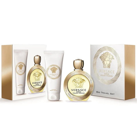 Versace Eros Pour Femme Gift Set 100ml EDT + 100ml Body Lotion - PerfumezDirect®