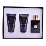 Versace Dylan Blue Eau De Toilette Spray 50ml Set 3 Pieces 2018 - PerfumezDirect®