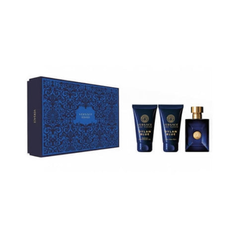 Versace Dylan Blue Eau De Toilette Spray 50ml Set 3 Pieces 2019 - PerfumezDirect®