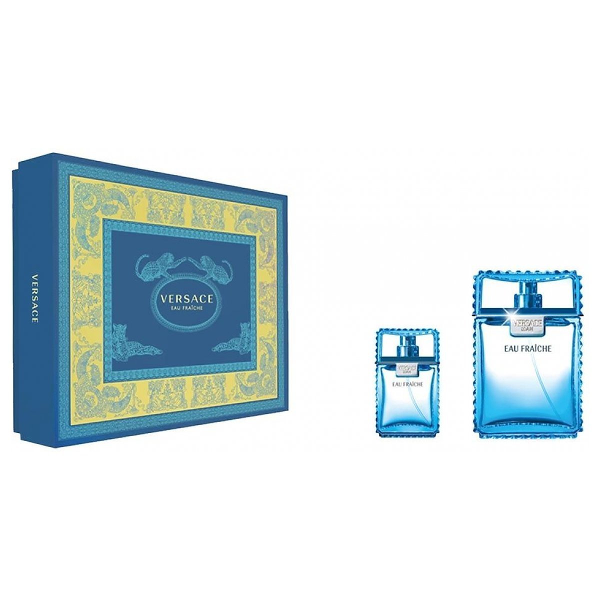 Versace Man Eau Fraiche Gift Set 100ml EDT + 30ml EDT - PerfumezDirect®