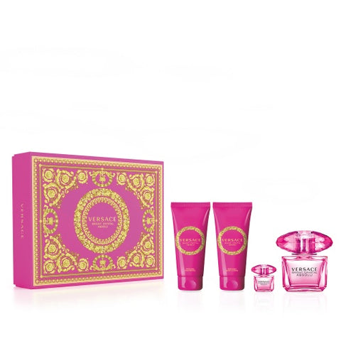 Versace Bright Crystal Absolu 90ml EDP Gift Set  4 Pieces - PerfumezDirect®