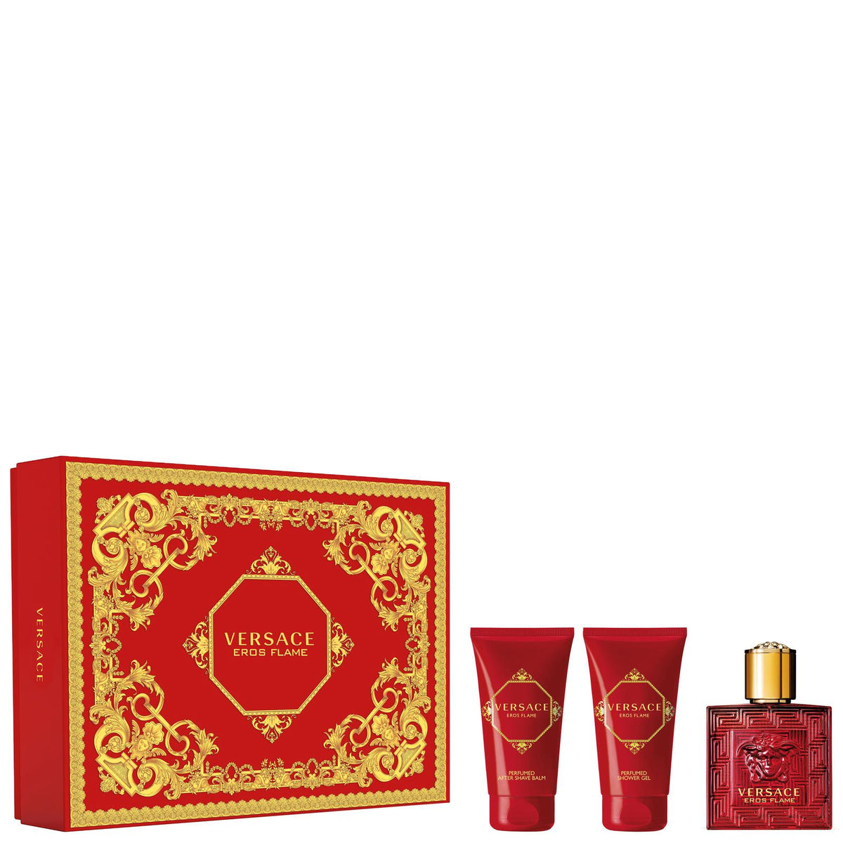 Versace Eros Flame Lote 3 Piezas - PerfumezDirect®