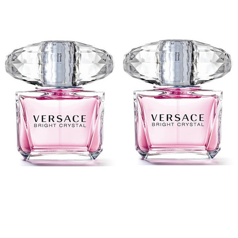 Versace Bright Crystal Eau De Toilette Spray 2x30ml - PerfumezDirect®