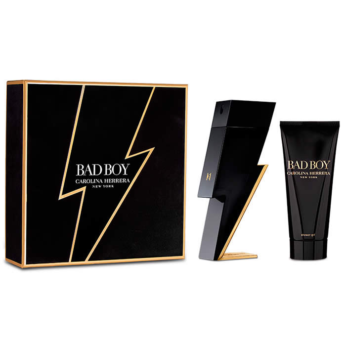 Carolina Herrera Bad Boy Eau De Toilette Spray 100ml Set 2 Pieces 2019 - PerfumezDirect®