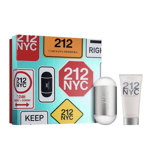 Carolina Herrera 212 NYC For Her Eau De Toilette Spray 100ml Set 2 Pieces 2020 - PerfumezDirect®