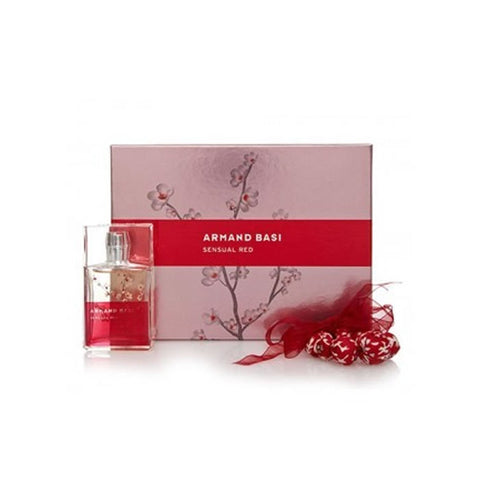 Armand Basi Sensual Red Eau De Toilette Spray 50ml Set 2 Pieces - PerfumezDirect®