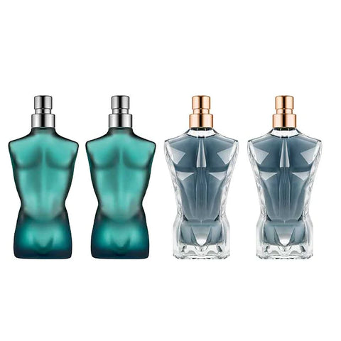 Jean Paul Gaultier Le Male Miniatures Gift Set 2x7ml Eau De Toilette + 2x7ml Eau De Parfum - PerfumezDirect®