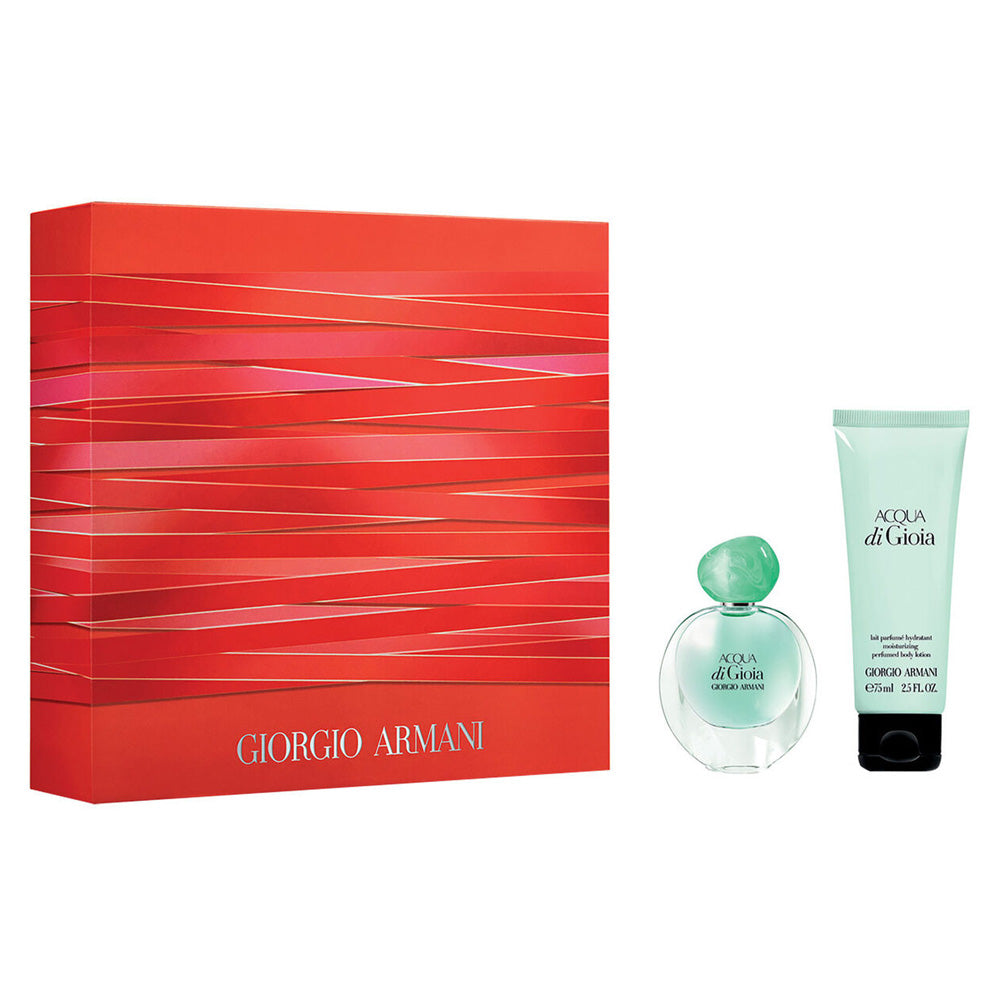 Armani Acqua Di Gioia Giftset Edp 30ml Perfume Body Lotion 75ml - PerfumezDirect®