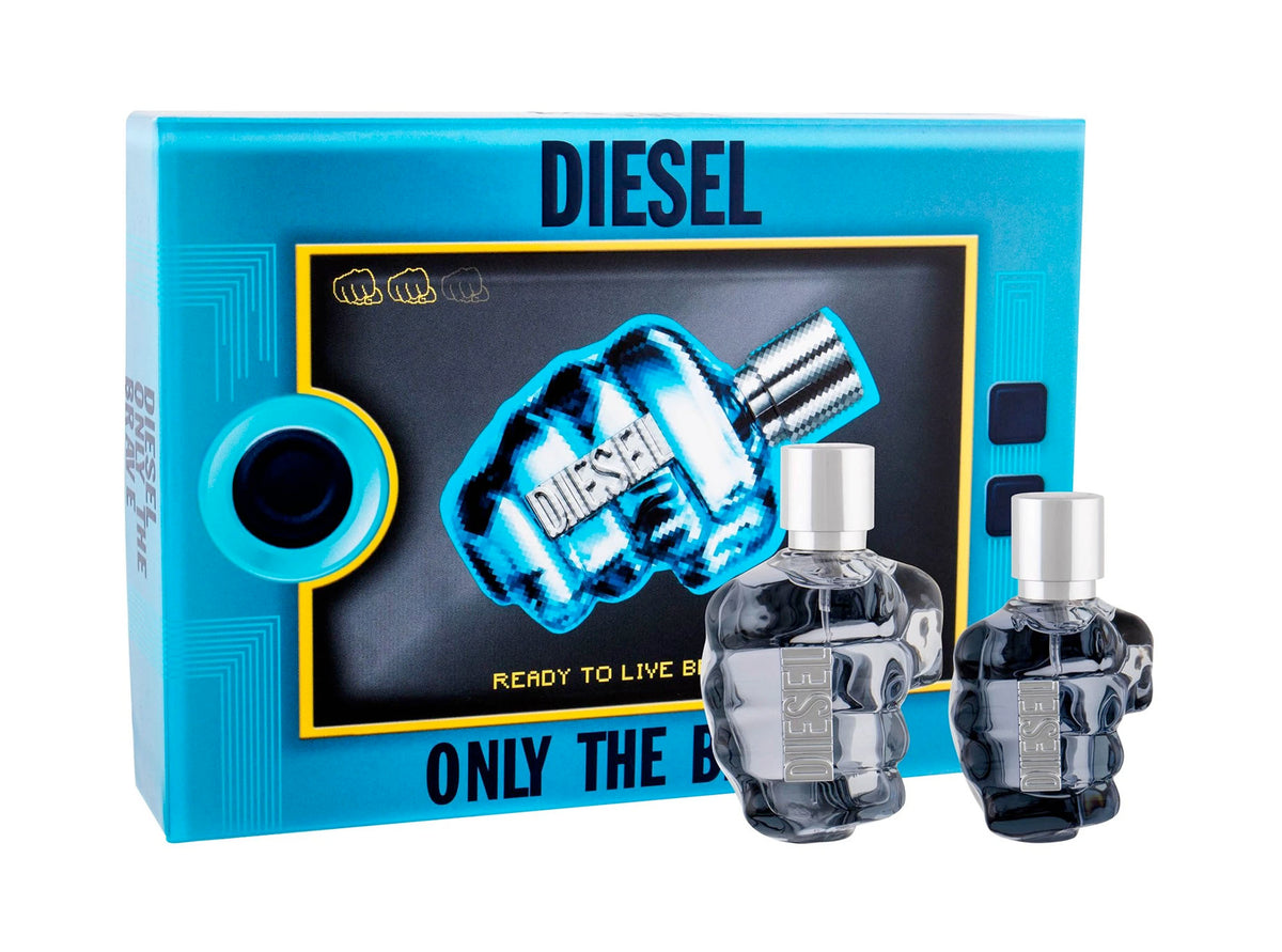 DIESEL ONLY THE BRAVE SET Edt 75ml + 35ml Edt Perfume - PerfumezDirect®