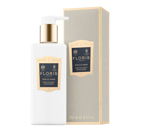 Floris White Rose Enriched Body Moisturiser 250ml - PerfumezDirect®