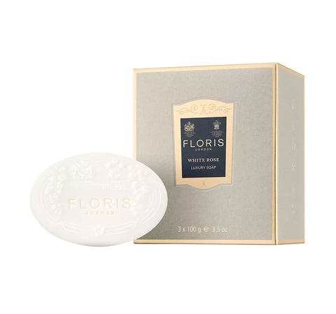 Floris White Rose Luxury Soap 3 x 100g - PerfumezDirect®