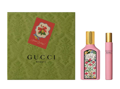 Gucci Flora Gorgeous Gardenia Edp Spray 50ml Giftset 2 Pieces - PerfumezDirect®