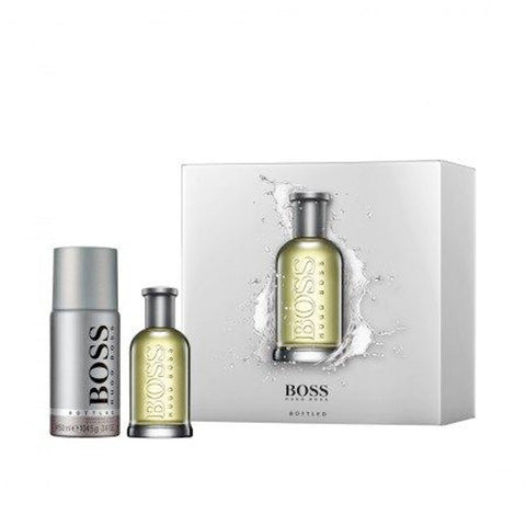 Hugo Boss Bottled Giftset Edt Spray 50ml + Deo Spray 150ml - PerfumezDirect®