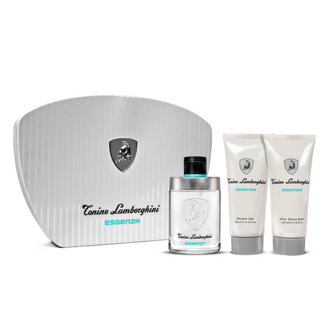 Lamborghini Essenza Gift Set 125ml EDT + 150ml Aftershave Balm + 150ml Shower Gel - PerfumezDirect®