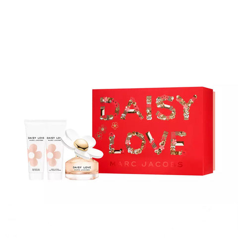 Marc Jacobs Daisy Love Giftset Edt 50ml + Body Lotion 75ml + Shower Gel 75ml - PerfumezDirect®