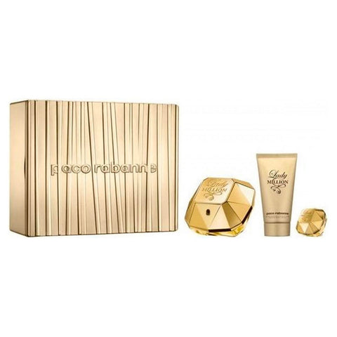 Paco Rabanne Lady Million Edp 50ml Gift Set 3 Pieces - PerfumezDirect®