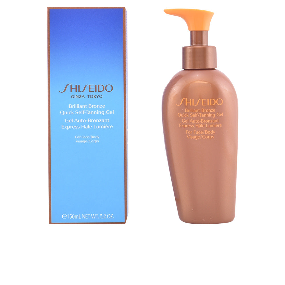 Shiseido BRILLIANT BRONZE quick self-tanning gel 150 ml - PerfumezDirect®